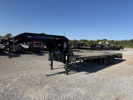 Used 2024 Load Trail 102"x25' 22k Gooseneck Flatbed Trailer