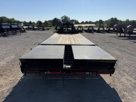 Used 2024 Load Trail 102"x25' 22k Gooseneck Flatbed Trailer