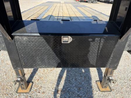 Used 2024 Load Trail 102"x25' 22k Gooseneck Flatbed Trailer