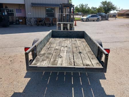 Used 1999 Diamond Trailers 5'X10' Angle Iron Utility Trailer