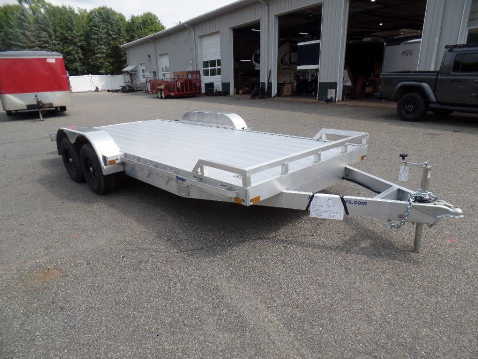 New 2026 ALCOM 7X18 all aluminum frame and deck, 9,990 lb. GVWR Car Hauler