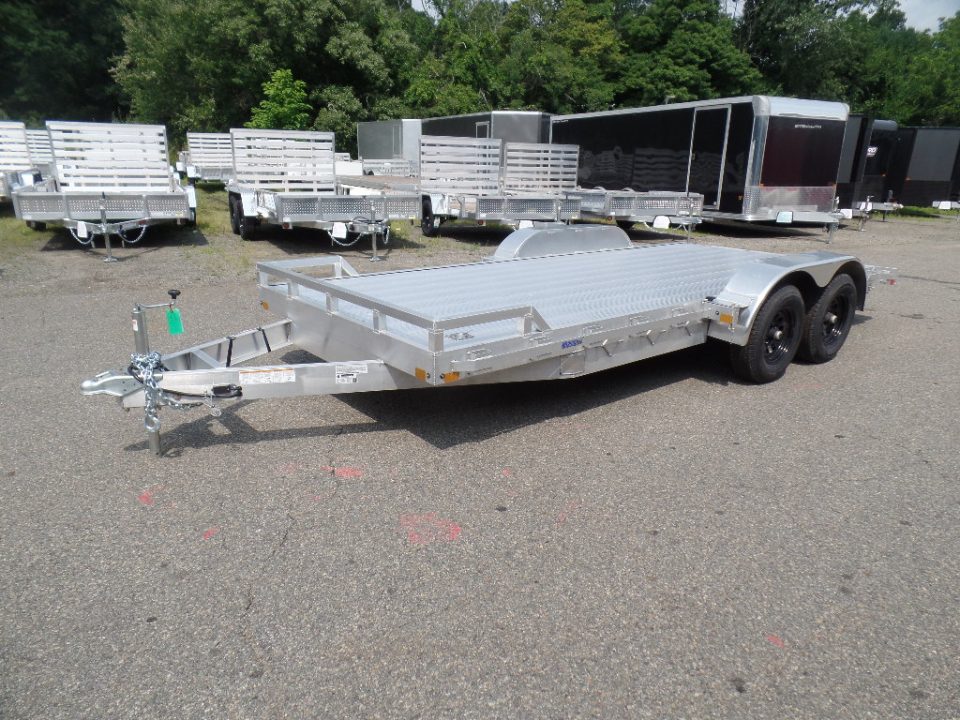New 2026 ALCOM 7X18 all aluminum frame and deck, 9,990 lb. GVWR Car Hauler