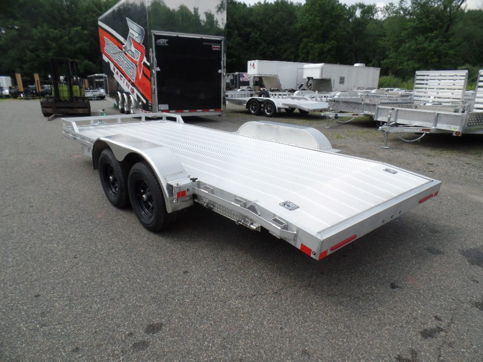 New 2026 ALCOM 7X18 all aluminum frame and deck, 9,990 lb. GVWR Car Hauler