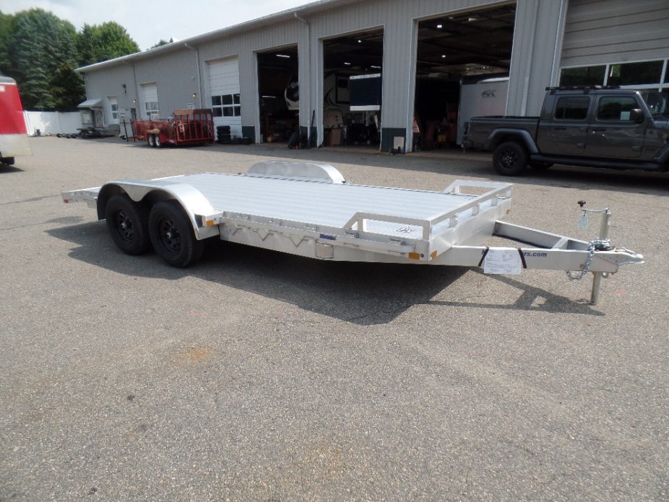 New 2026 ALCOM 7X18 all aluminum frame and deck, 9,990 lb. GVWR Car Hauler