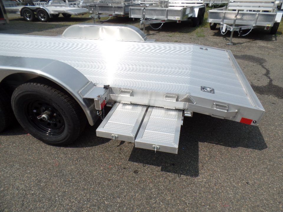New 2026 ALCOM 7X18 all aluminum frame and deck, 9,990 lb. GVWR Car Hauler