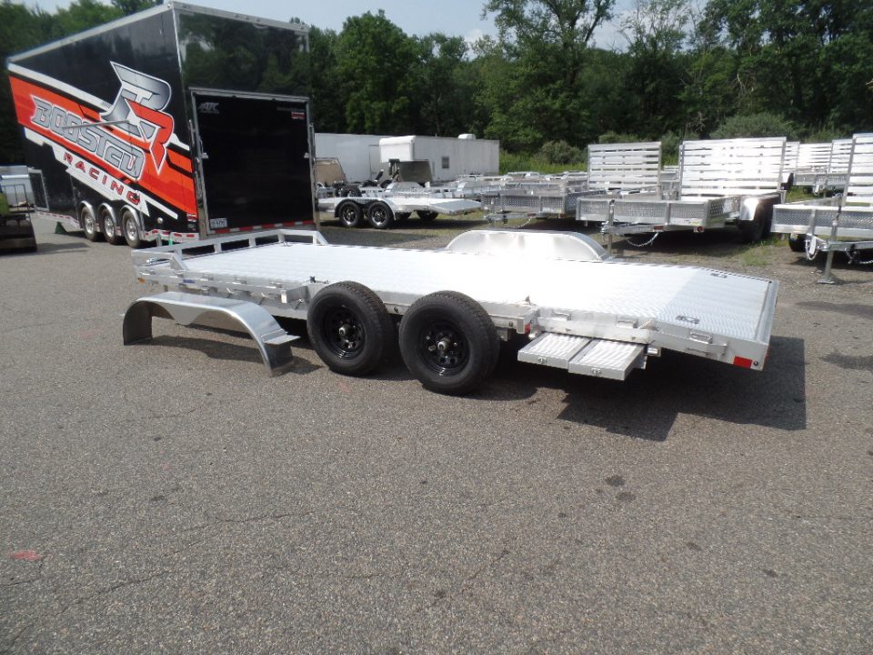 New 2026 ALCOM 7X18 all aluminum frame and deck, 9,990 lb. GVWR Car Hauler