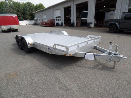 New 2026 ALCOM 7X18 all aluminum frame and deck, 9,990 lb. GVWR Car Hauler