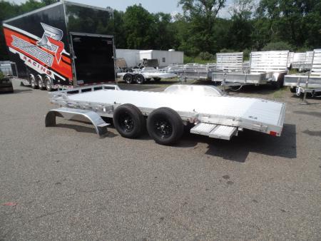 New 2026 ALCOM 7X18 all aluminum frame and deck, 9,990 lb. GVWR Car Hauler