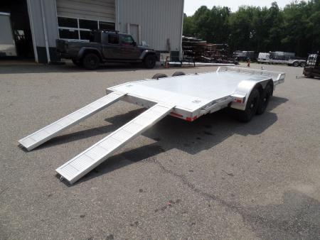 New 2026 ALCOM 7X18 all aluminum frame and deck, 9,990 lb. GVWR Car Hauler