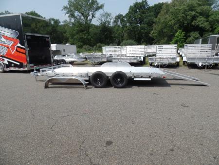 New 2026 ALCOM 7X18 all aluminum frame and deck, 9,990 lb. GVWR Car Hauler