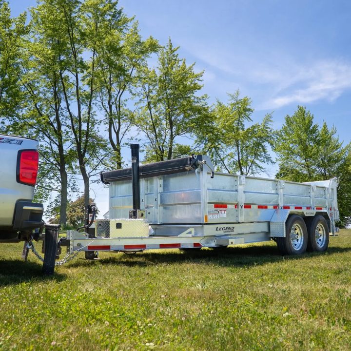 New 2026 Legend 7x14 GALVANIZED Lo Pro Equipment Dump - NEW & COMING SOON!