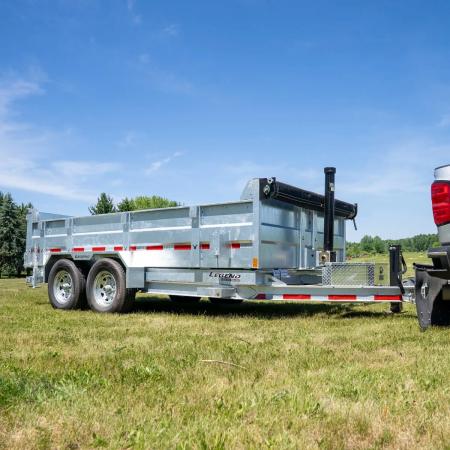 New 2026 Legend 7x14 GALVANIZED Lo Pro Equipment Dump - NEW & COMING SOON!