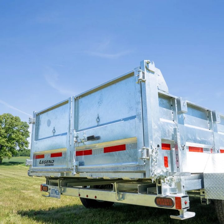 New 2026 Legend 7x12 GALVANIZED Lo Pro Equipment Dump - NEW & COMING SOON!