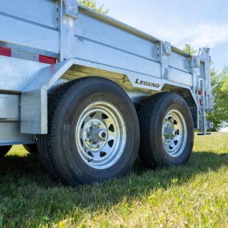 New 2026 Legend 7x12 GALVANIZED Lo Pro Equipment Dump - NEW & COMING SOON!