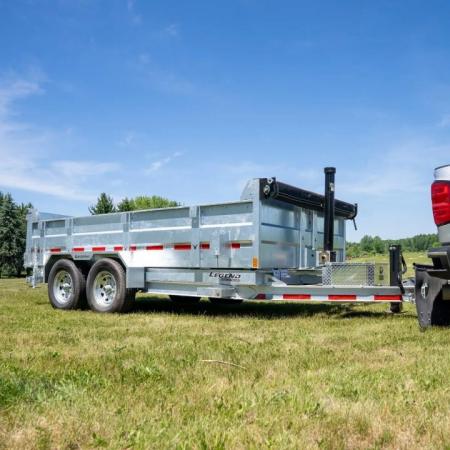 New 2026 Legend 7x12 GALVANIZED Lo Pro Equipment Dump - NEW & COMING SOON!