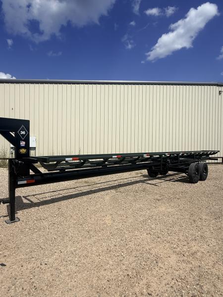 New Tuff Livestock 36' Inline Single Dump Hay Trailer