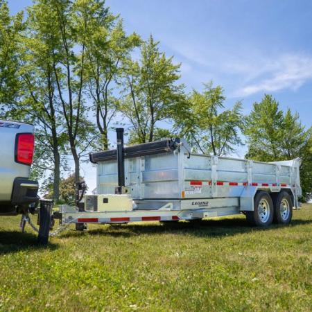 New 2026 Legend 7x16 GALVANIZED Lo Pro Equipment Dump - NEW & COMING SOON!