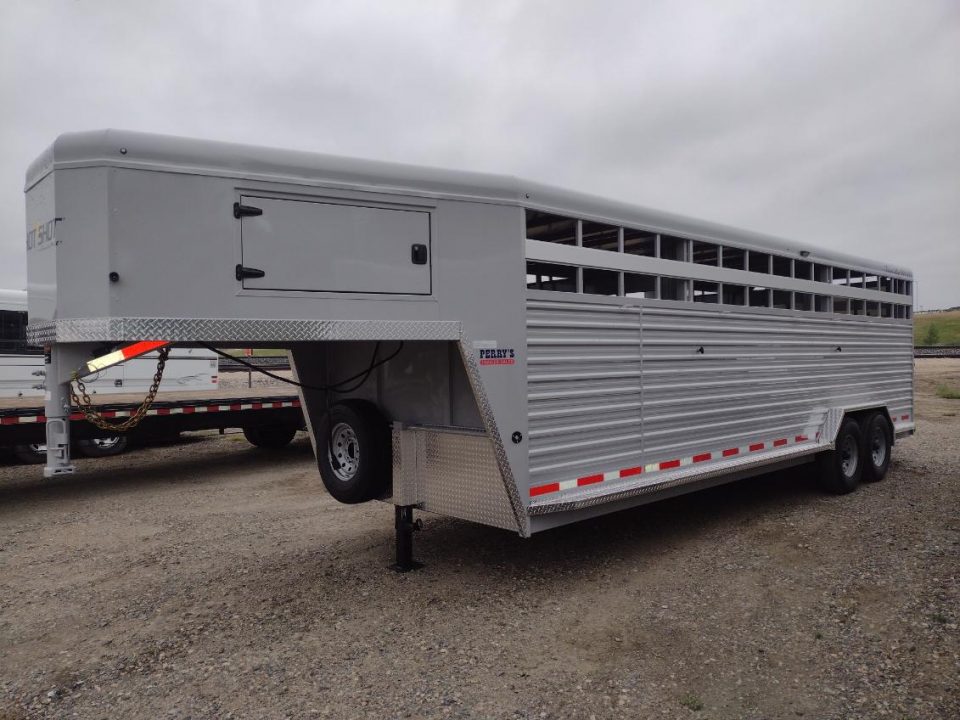 New 2027 Trails West Hotshot 24' Stock Trailer