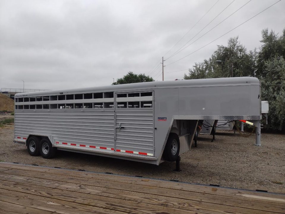 New 2027 Trails West Hotshot 24' Stock Trailer