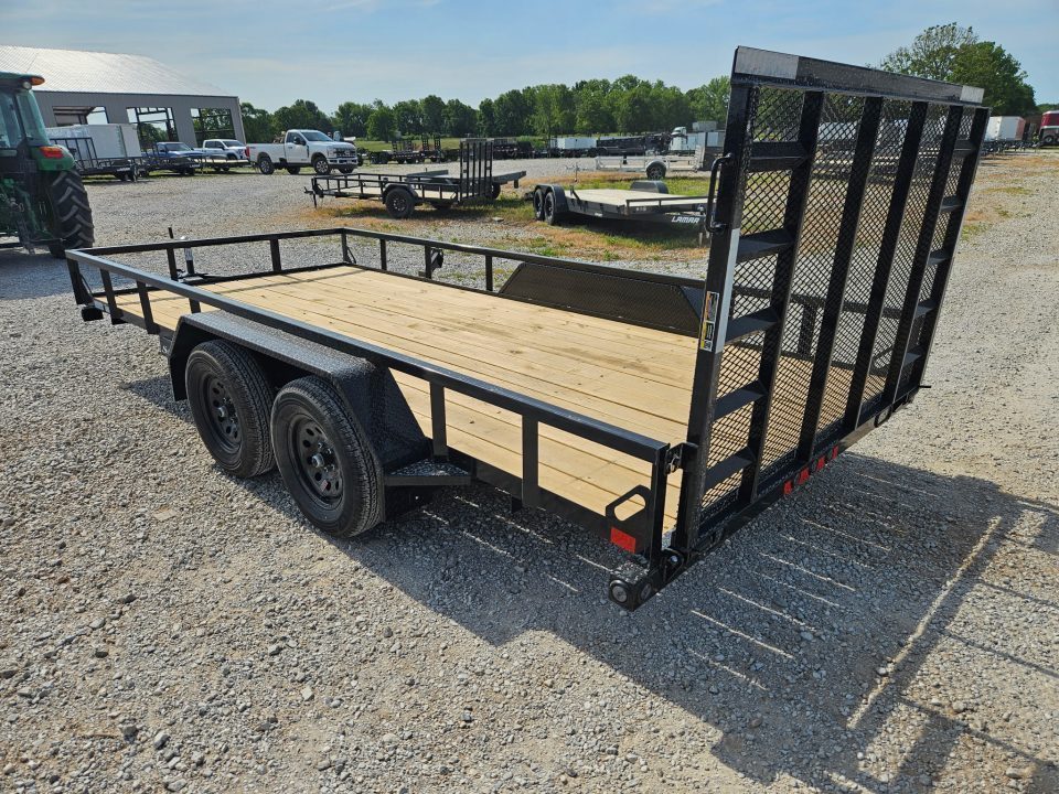 New 2026 Load Trail 83X16 TANDEM 7K TUBE TOP UTILITY W/4' SPRING GATE