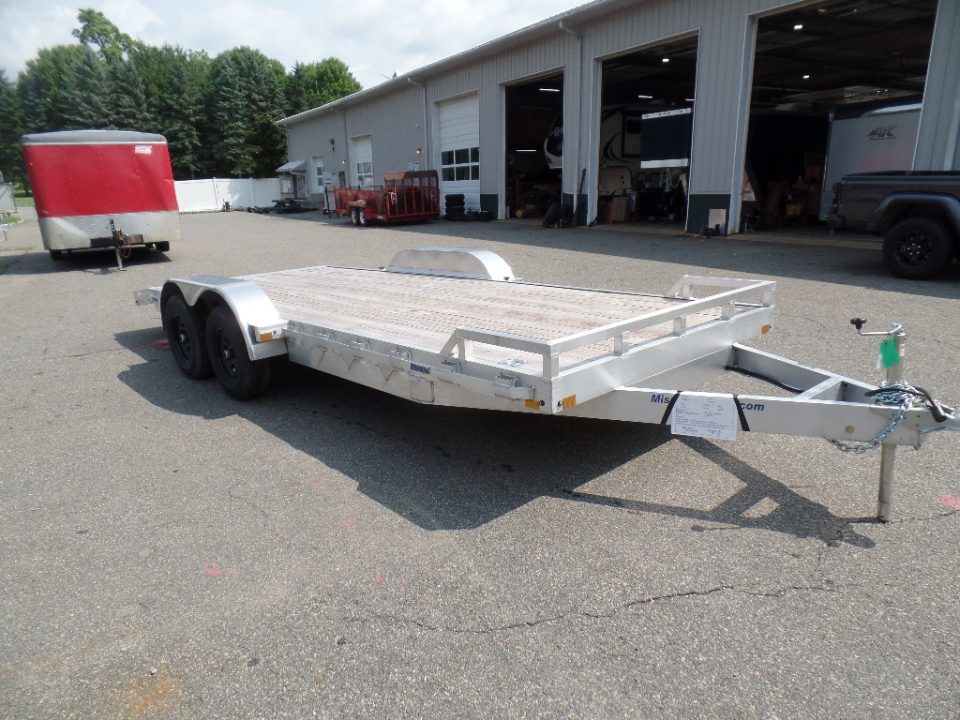 New 2026 ALCOM 7'X20' Aluminum Frame, Wood Deck, 9,990 GVWR , Car Hauler
