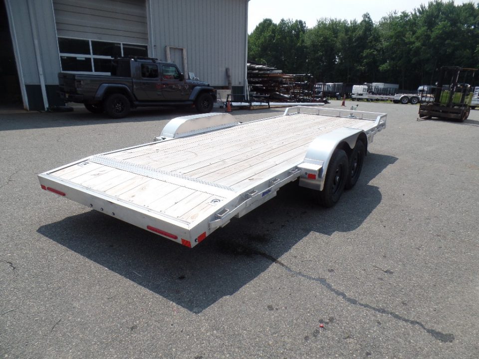 New 2026 ALCOM 7'X20' Aluminum Frame, Wood Deck, 9,990 GVWR , Car Hauler
