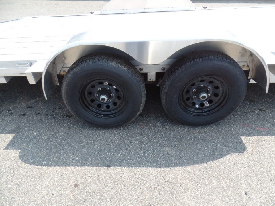 New 2026 ALCOM 7'X20' Aluminum Frame, Wood Deck, 9,990 GVWR , Car Hauler