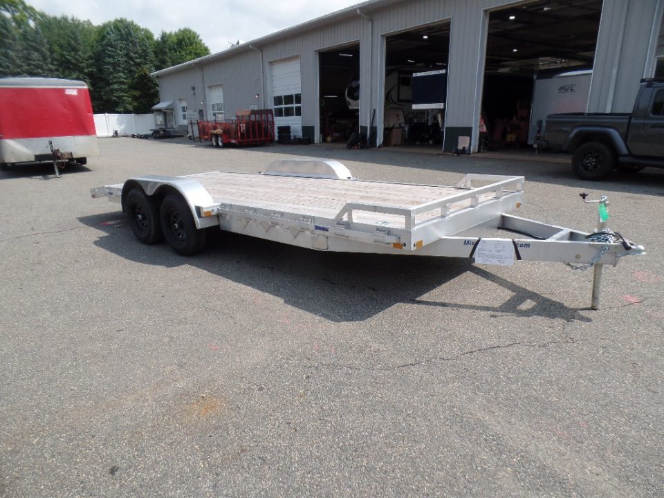 New 2026 ALCOM 7'X20' Aluminum Frame, Wood Deck, 9,990 GVWR , Car Hauler