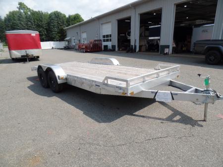 New 2026 ALCOM 7'X20' Aluminum Frame, Wood Deck, 9,990 GVWR , Car Hauler