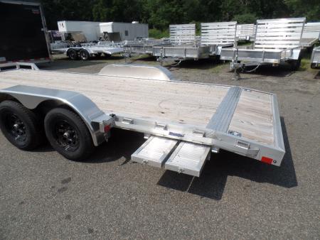 New 2026 ALCOM 7'X20' Aluminum Frame, Wood Deck, 9,990 GVWR , Car Hauler