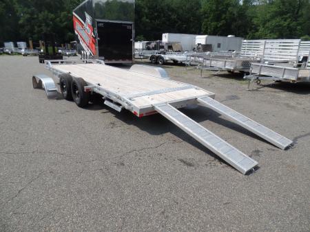 New 2026 ALCOM 7'X20' Aluminum Frame, Wood Deck, 9,990 GVWR , Car Hauler