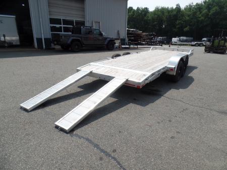 New 2026 ALCOM 7'X20' Aluminum Frame, Wood Deck, 9,990 GVWR , Car Hauler