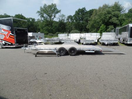 New 2026 ALCOM 7'X20' Aluminum Frame, Wood Deck, 9,990 GVWR , Car Hauler
