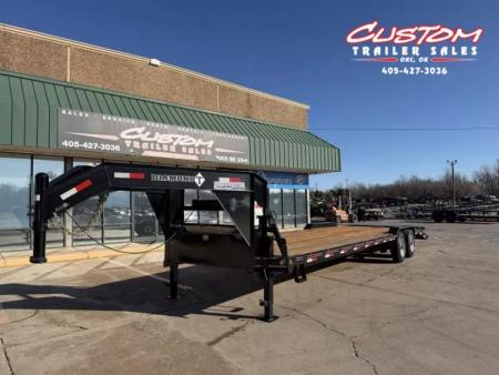 New #038519 2027 DIAMOND T SDSKP2008GN 30 X 102 SUPER DUTY SKID PRO 20K GOOSENECK EQUIPMENT W/ MINI MAXX RAMPS