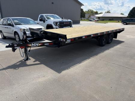 New 2027 H&H Trailers 102x20 Deckover 14k Rated