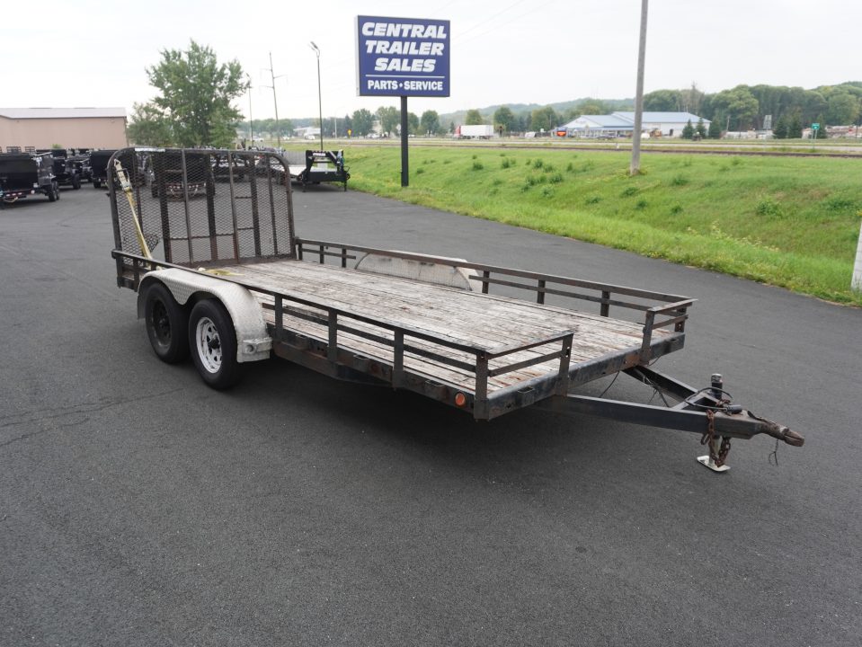 Used 2003 PJ Trailers 83"x16' Utility Trailer