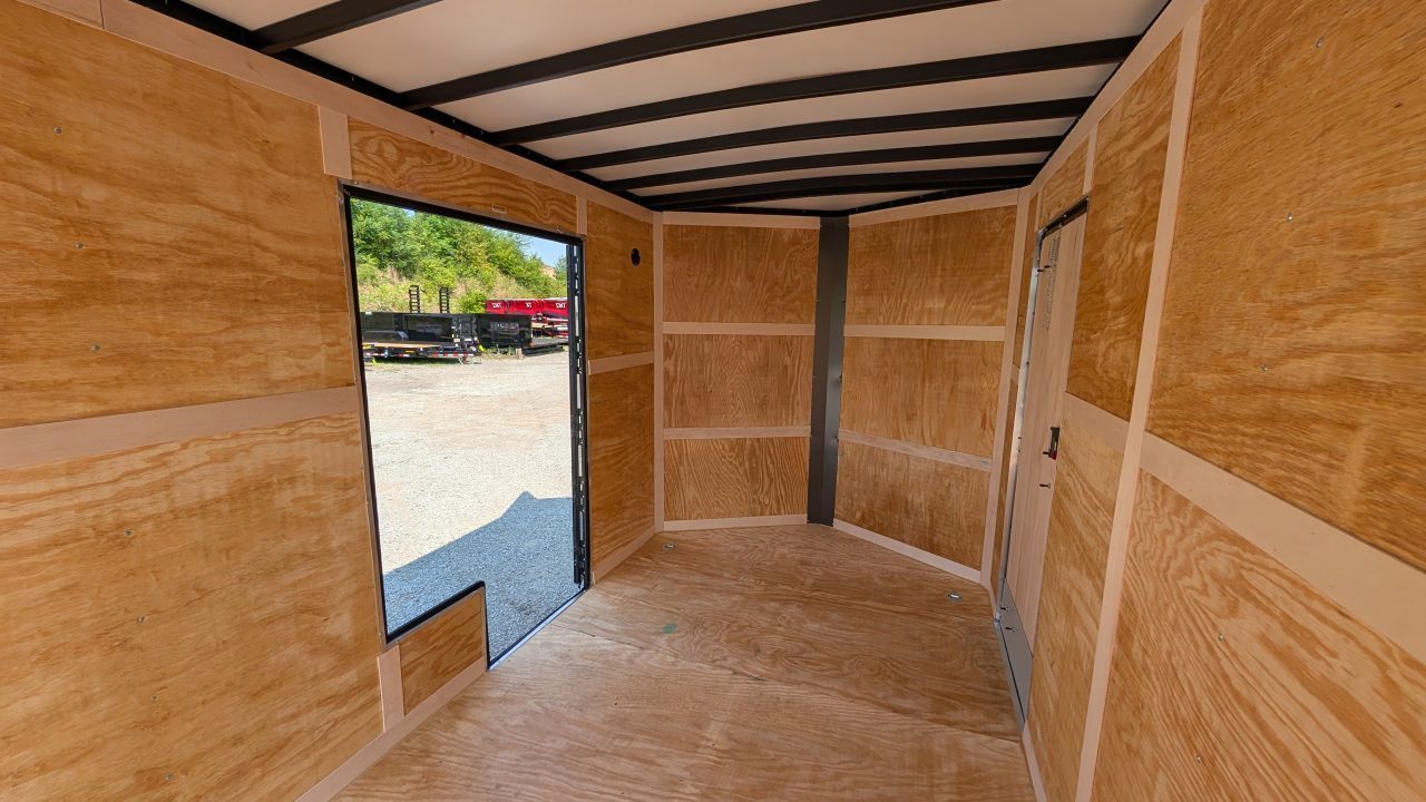 New 2027 Homesteader 7x14 Intrepid V-Nose Cargo Trailer w/ Ramp Door (EZ-EXIT DOOR!!!)