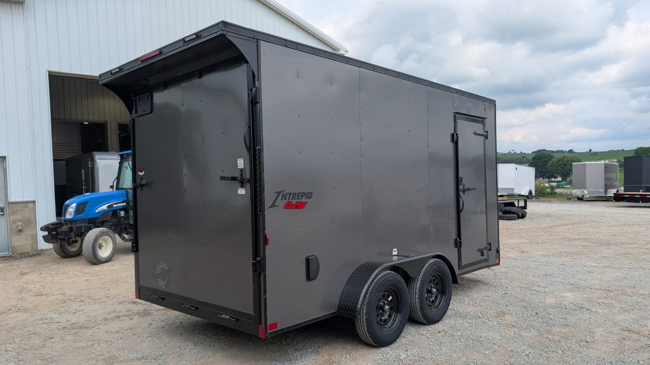 New 2027 Homesteader 7x14 Intrepid V-Nose Cargo Trailer w/ Ramp Door (EZ-EXIT DOOR!!!)