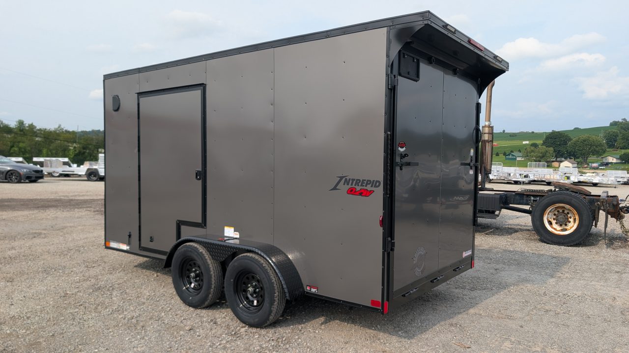 New 2027 Homesteader 7x14 Intrepid V-Nose Cargo Trailer w/ Ramp Door (EZ-EXIT DOOR!!!)