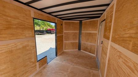 New 2027 Homesteader 7x14 Intrepid V-Nose Cargo Trailer w/ Ramp Door (EZ-EXIT DOOR!!!)