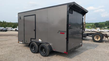 New 2027 Homesteader 7x14 Intrepid V-Nose Cargo Trailer w/ Ramp Door (EZ-EXIT DOOR!!!)