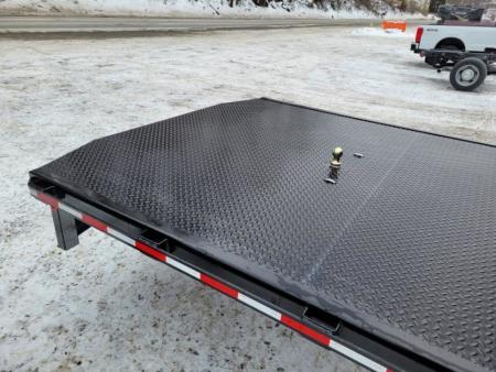 New Zimmerman Truck Bodies DRW Longbed 8' Flatbed with B&W Turnover Ball 3000XL