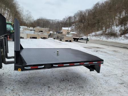 New Zimmerman Truck Bodies DRW Longbed 8' Flatbed with B&W Turnover Ball 3000XL