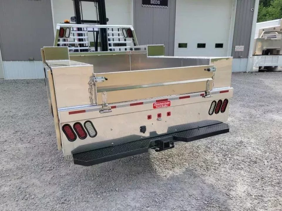 New Zimmerman Aluminum Gooseneck Service Body SRW 8' Pickup Advantage