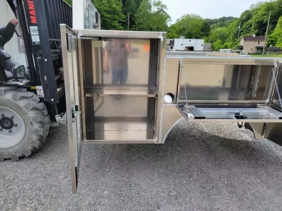 New Zimmerman Aluminum Gooseneck Service Body SRW 8' Pickup Advantage