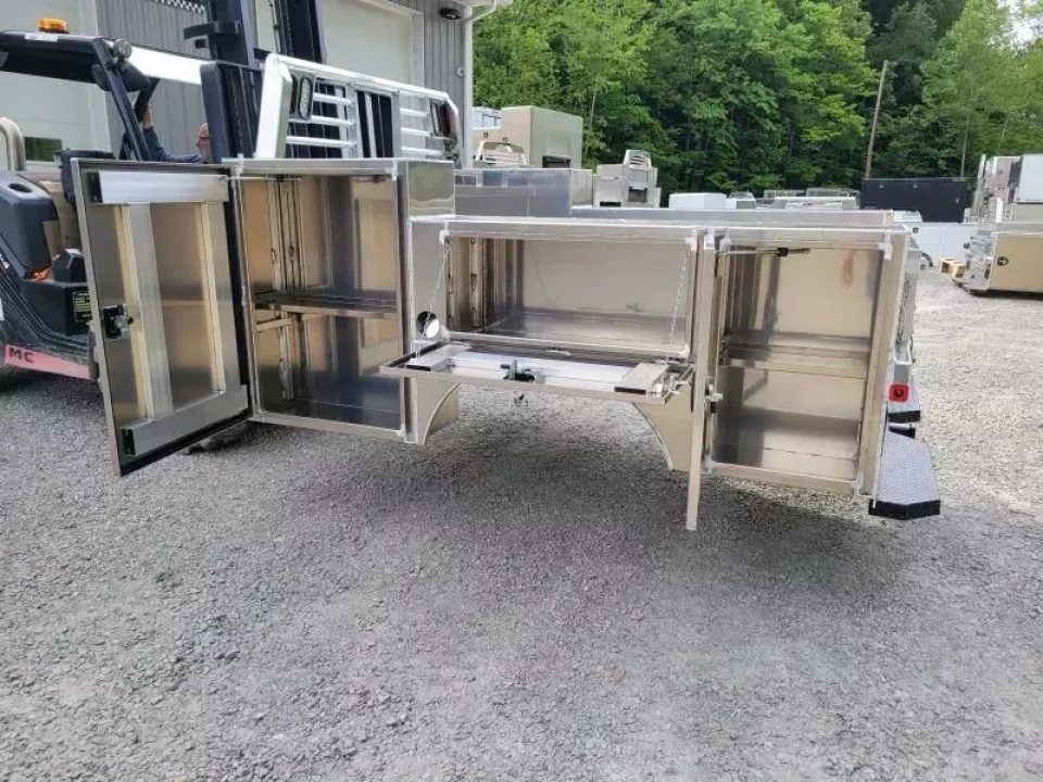 New Zimmerman Aluminum Gooseneck Service Body SRW 8' Pickup Advantage