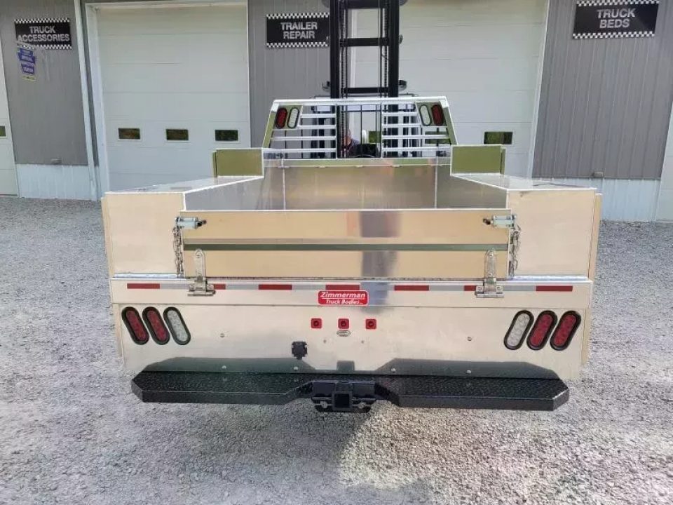 New Zimmerman Aluminum Gooseneck Service Body SRW 8' Pickup Advantage