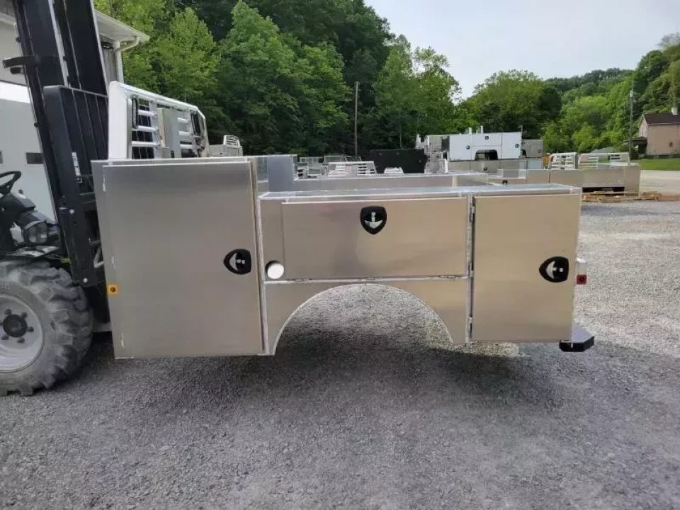 New Zimmerman Aluminum Gooseneck Service Body SRW 8' Pickup Advantage