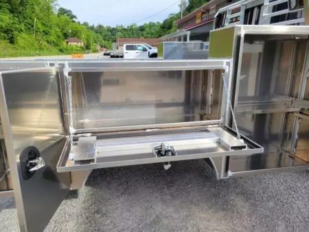 New Zimmerman Aluminum Gooseneck Service Body SRW 8' Pickup Advantage