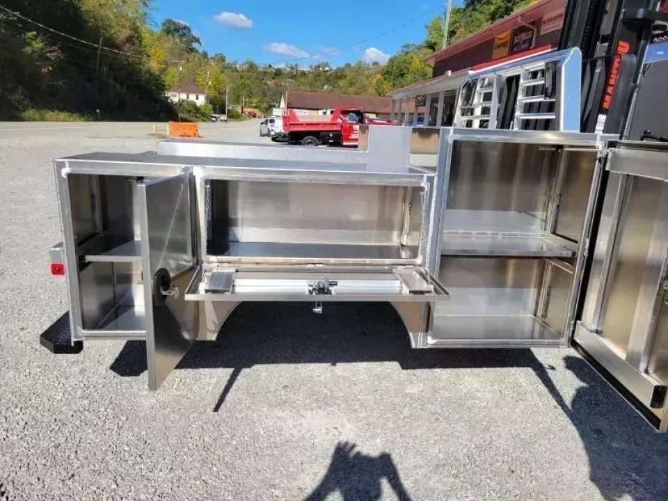 New Zimmerman Aluminum Gooseneck Service Body DRW 8' Pickup Advantage